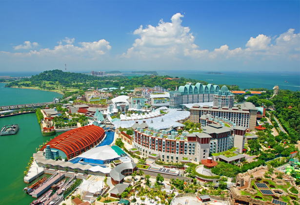 universal studios singapore cho tre em - Toan canh dao Sentosa Singapore