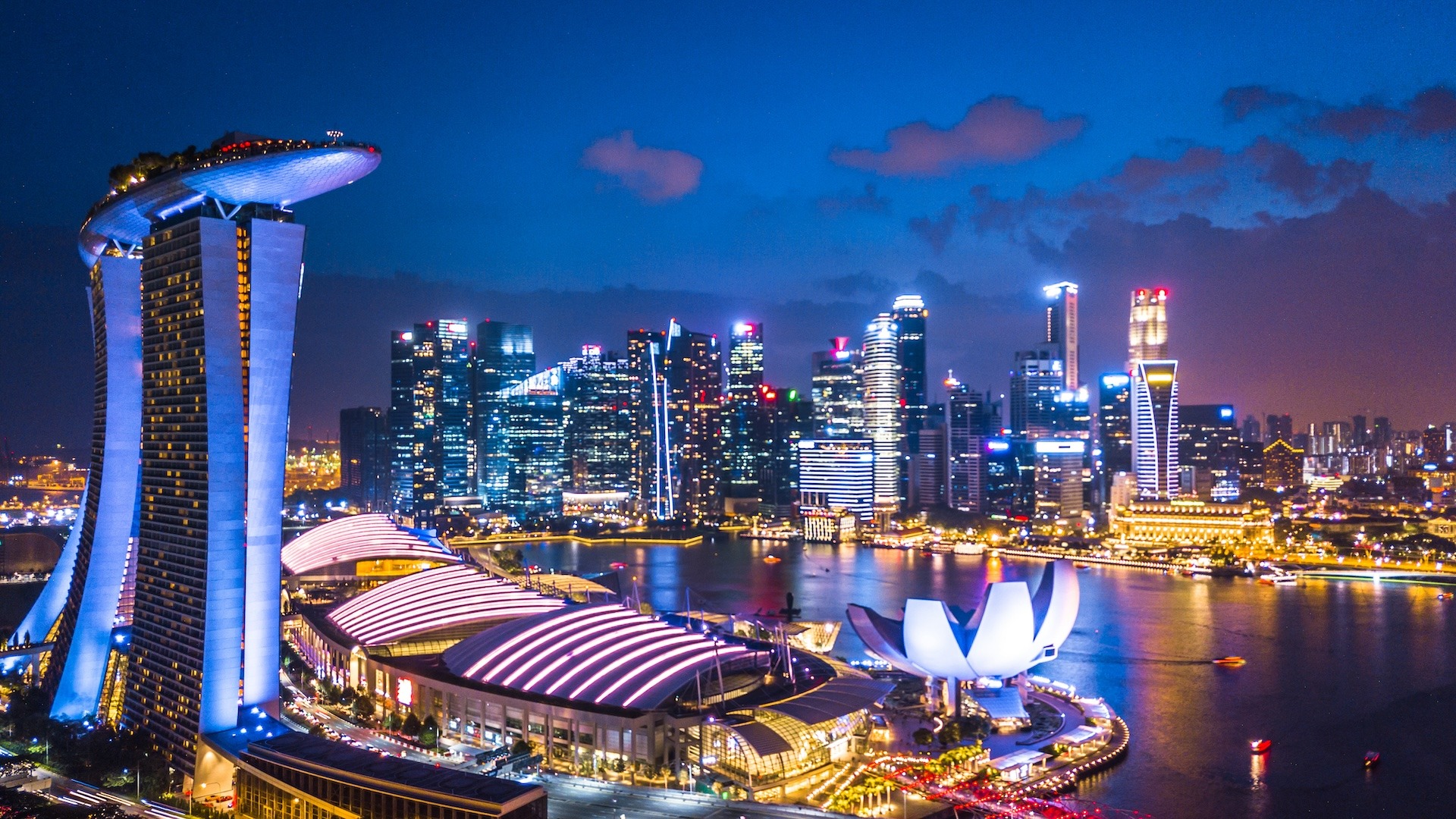 khach san singapore cho gia dinh - Singapore ruc sang ve dem