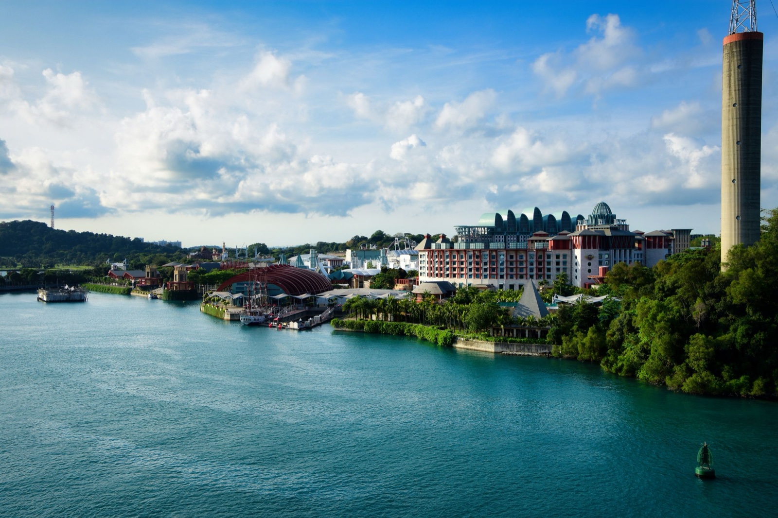 toàn cảnh đảo Sentosa Singapore